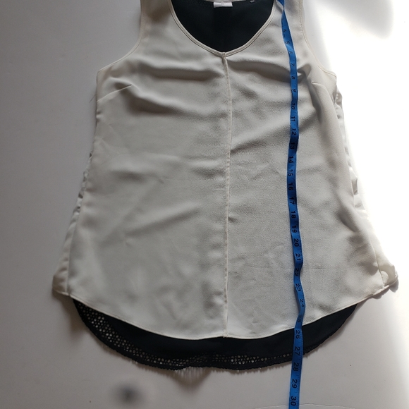 Cabi Domino Split Back Blouse Tank Top Shirt small - Picture 6 of 7